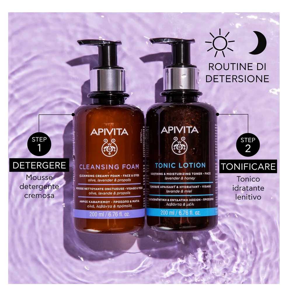 Apivita Mousse Detergente Cremosa 200ml