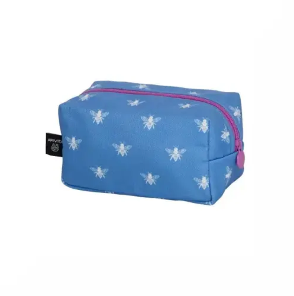 Apivita Cofanetto Aqua Beelicious con Crema Idratante Colorata Healthy Glow SPF30+Gel detergente Viso + Maschera + Pochette