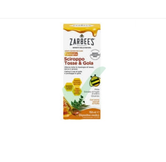 Zarbee's Difese Immunitarie Tosse & Gola Integratore 150 ml.