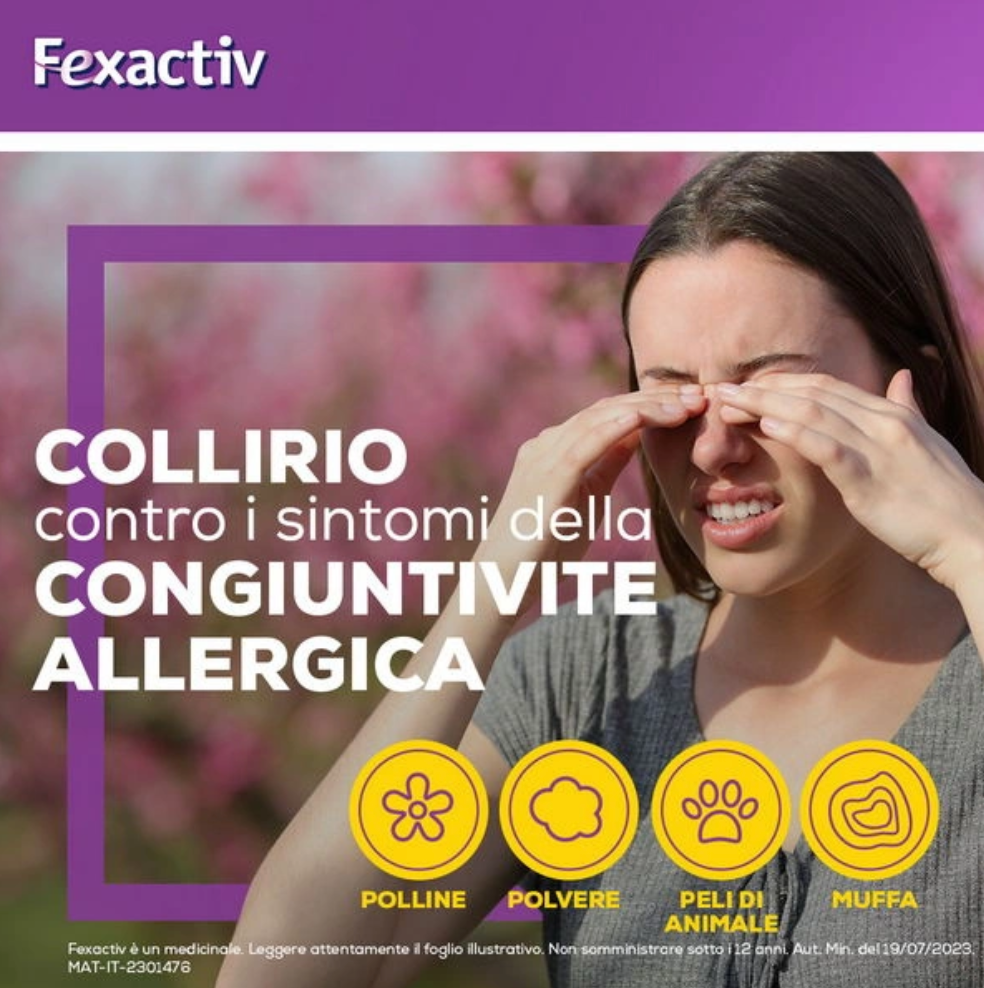 FEXACTIV Collirio  10 Contenitori monodose da 0,5 ml