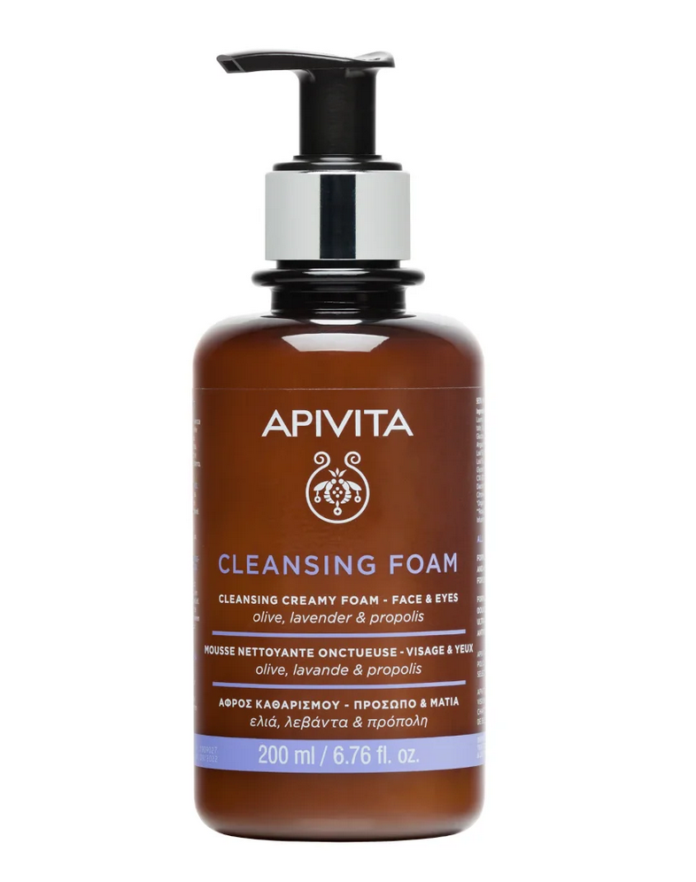 Apivita Mousse Detergente Cremosa 200ml