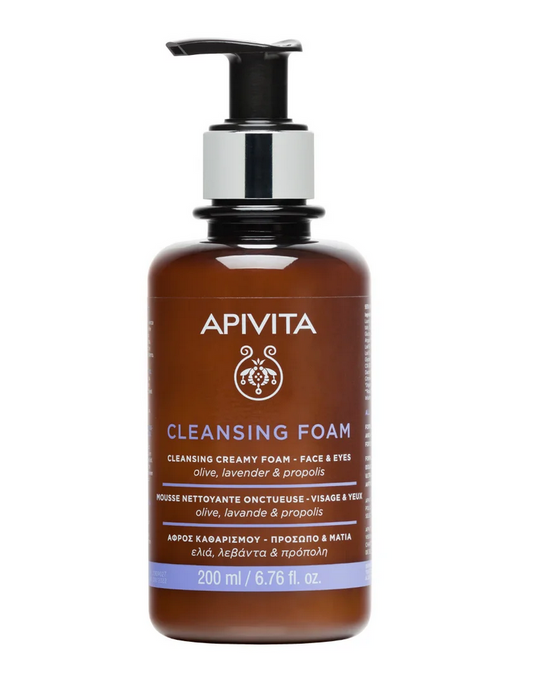 Apivita Mousse Detergente Cremosa 200ml