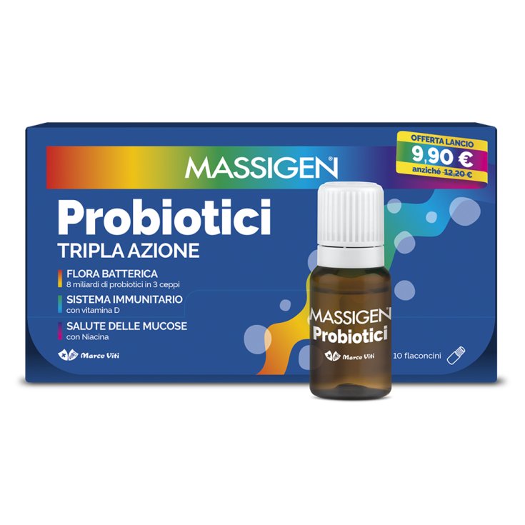 Probiotici Massigen 10 Flaconcini